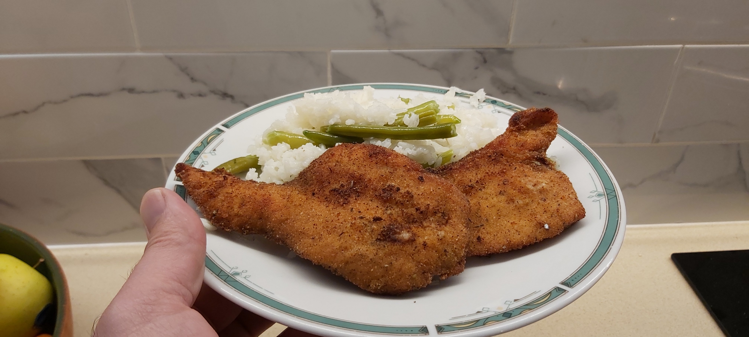 שניצל עוף מטובל וטעים