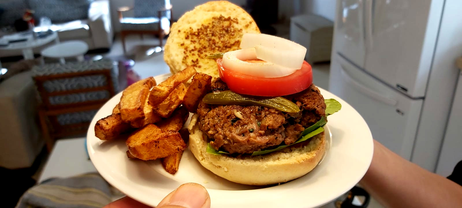 המבורגר ביתי טעים אש